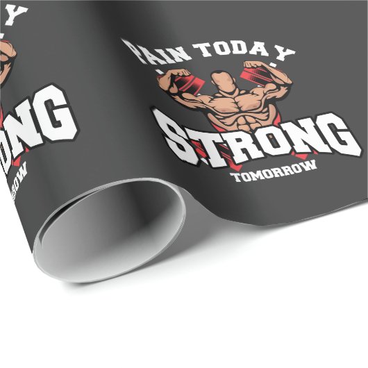 Schwerwiegende Beweggründe Muskelkrämpfe Geschenkpapier (Rolleneckpunkt)