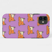 Schwerwiegende Katzen an lila Case-Mate iPhone Hülle (Rückseite (Horizontal))