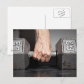 Schwerwiegende Postkarte (Vorne/Hinten)