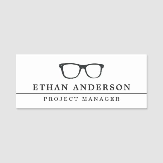 Schwerwiegende Spektakel | Funny Custom Namensschild (Vorderseite)