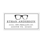 Schwerwiegende Spektakel | Funny Individuelle Name Gummistempel (Prägung)