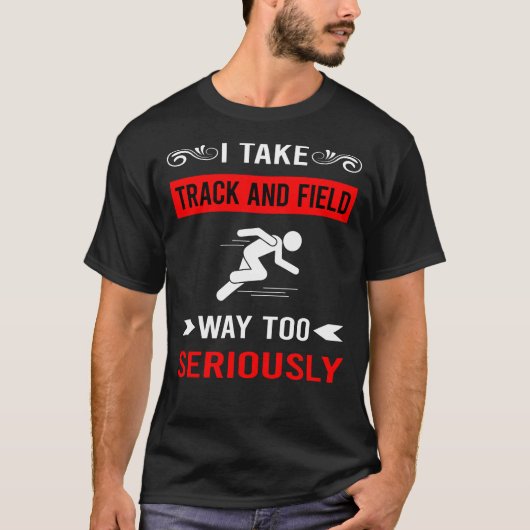Schwerwiegende Strecke und Feld T-Shirt (Vorderseite)