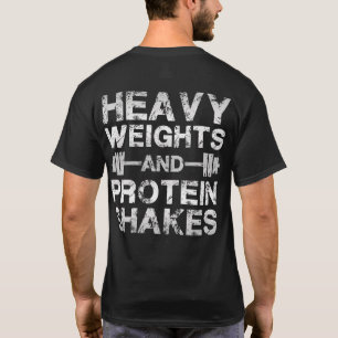 Schwerwiegende und Protein-Shakes - Gymnastik T-Shirt