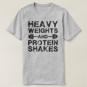 Schwerwiegende und Protein-Shakes - Gymnastik T-Shirt