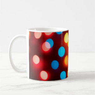 Schwerwiegende Weihnachtsleuchten. Neujahr buch. A Kaffeetasse