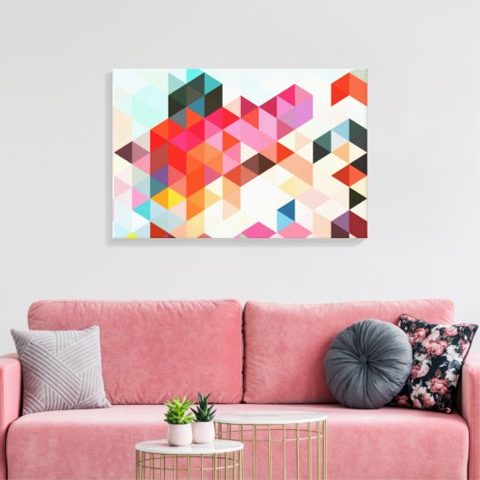 Schwerwiegende Worte Leinwanddruck (Insitu (Wohnzimmer))