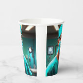 Schwerwiegender Chirurg Pappbecher (Links)