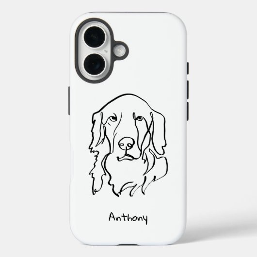 Schwerwiegender Goldener Retriever Case-Mate iPhone Hülle (Rückseite)
