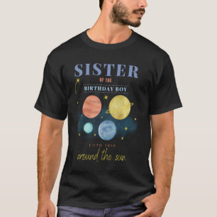 Schwester 5. Geburtstag Fünfte Reise um den Sonnen T-Shirt