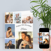 Schwester 6 Foto Collage jedes Alters großen Gebur Karte