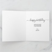 Schwester 7 FotoCollage Personalisiert Geburtstag Karte (Innenseite)