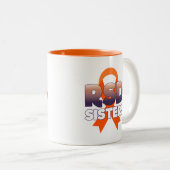 Schwester-Band-Tasse RSD Vogel-RSD Zweifarbige Tasse (VorderseiteRechts)