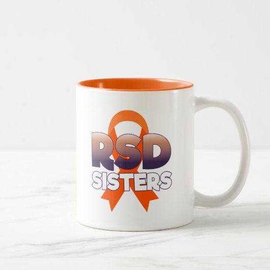 Schwester-Band-Tasse RSD Vogel-RSD Zweifarbige Tasse (Rechts)