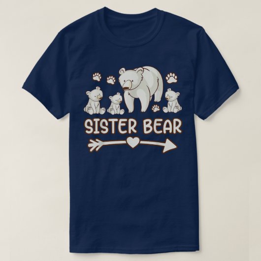 Schwester Bär 3 cub Shirt für Frauen, Schwester Bä (Design vorne)