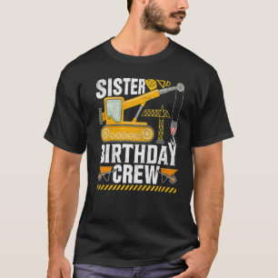 Schwester Birthday Crew - BauBirthday Party T-Shirt