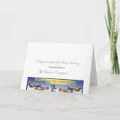 Schwester Birthday Zwei kleine Schwestern der Dack Karte (Rückseite)