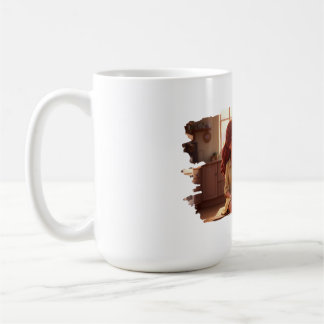 Schwester-Bond – Illustration von schönen Schweste Kaffeetasse