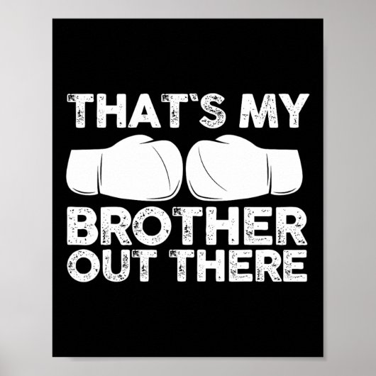 Schwester Bruder Kickboxen Poster (Vorne)