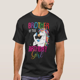 Schwester Bruder Unicorn Bruder der Geburt T-Shirt