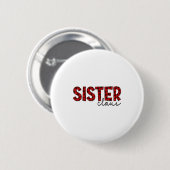 Schwester Claus Weihnachten Rot kariert Pyjama Fam Button (Vorne & Hinten)