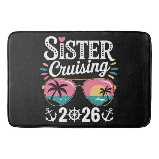 Schwester Cruising 2026 Badematte (Vorderseite)