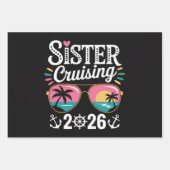 Schwester Cruising 2026 Geschenkpapier Set (Vorderseite)