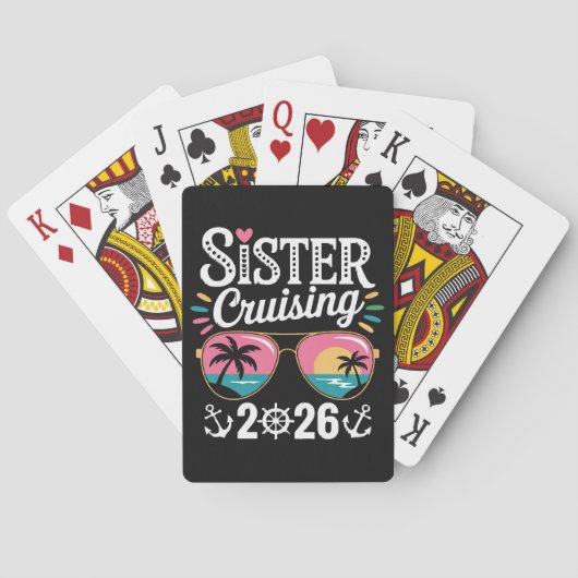 Schwester Cruising 2026 Spielkarten (Rückseite)