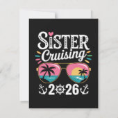 Schwester Curising 2026 Dankeskarte (Rückseite)