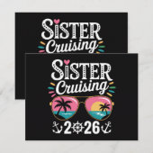 Schwester Curising 2026 Einladung (Vorne/Hinten)