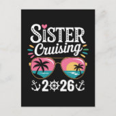 Schwester Curising 2026 Feiertagspostkarte (Vorderseite)
