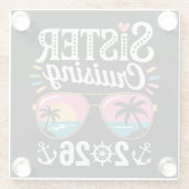 Schwester Curising 2026 Glasuntersetzer (Rückseite)