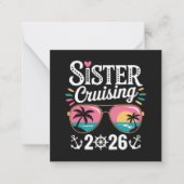 Schwester Curising 2026 Mitteilungskarte (Vorderseite)
