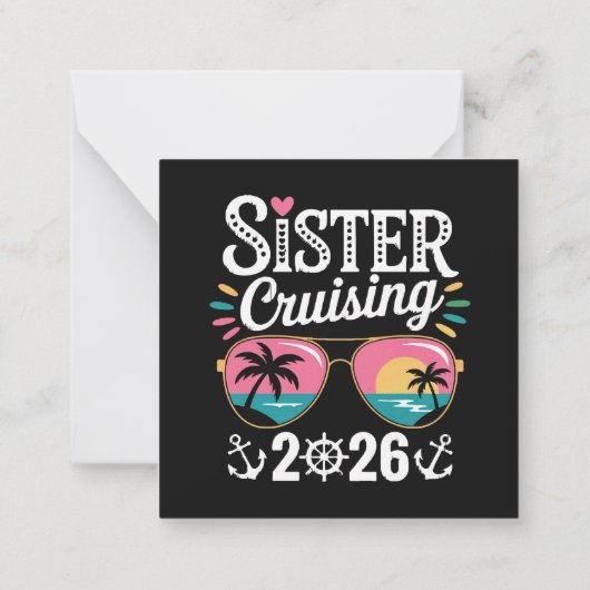 Schwester Curising 2026 Mitteilungskarte (Rückseite)