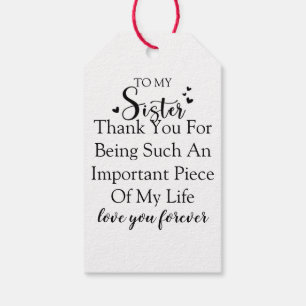 Schwester Dankbarkeit danke, dass du in meinem Leb Geschenkanhänger