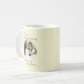 "Schwester, danke für das Zuhören" Foto und Sprich Kaffeetasse (Vorderseite Links)