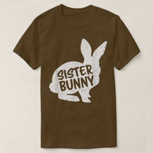 Schwester Daughter Bunny Matching Group Familie T-Shirt (Design vorne)