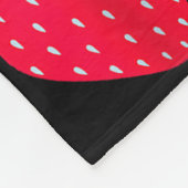 Schwester der beeren süßen Erdbeere zuerst Fleecedecke (Ecke)