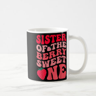 Schwester der beeren süßen ersten Erdbeere Kaffeetasse