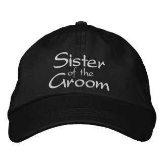 Schwester der bestickten Groom-Hochzeitskappe Bestickte Kappe
