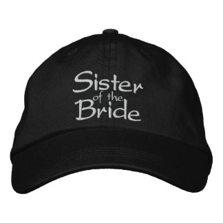 Schwester der bestickten Hochzeitskappe Bestickte Kappe
