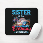 Schwester der Birthday Cruiser Funny Cruise Birthd Mousepad (Mit Mouse)