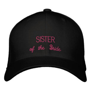 Schwester der Braut Bestickte Baseballkappe