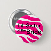 Schwester der Braut Button (Vorne & Hinten)