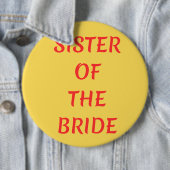 Schwester der Braut Button (Beispiel)