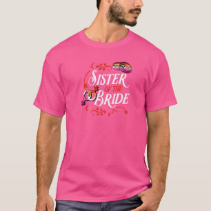 Schwester der Braut, die Lesben zur Hochzeitsfeier T-Shirt