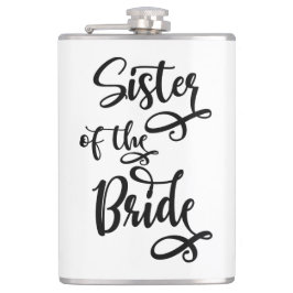 Schwester der Braut Flachmann