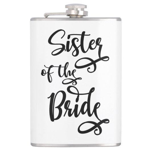 Schwester der Braut Flachmann (Vorderseite)