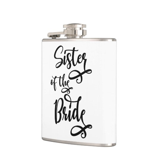 Schwester der Braut Flachmann (Links)