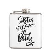 Schwester der Braut Flachmann (Vorderseite)