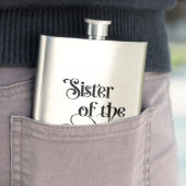 Schwester der Braut Flachmann (Beispiel)